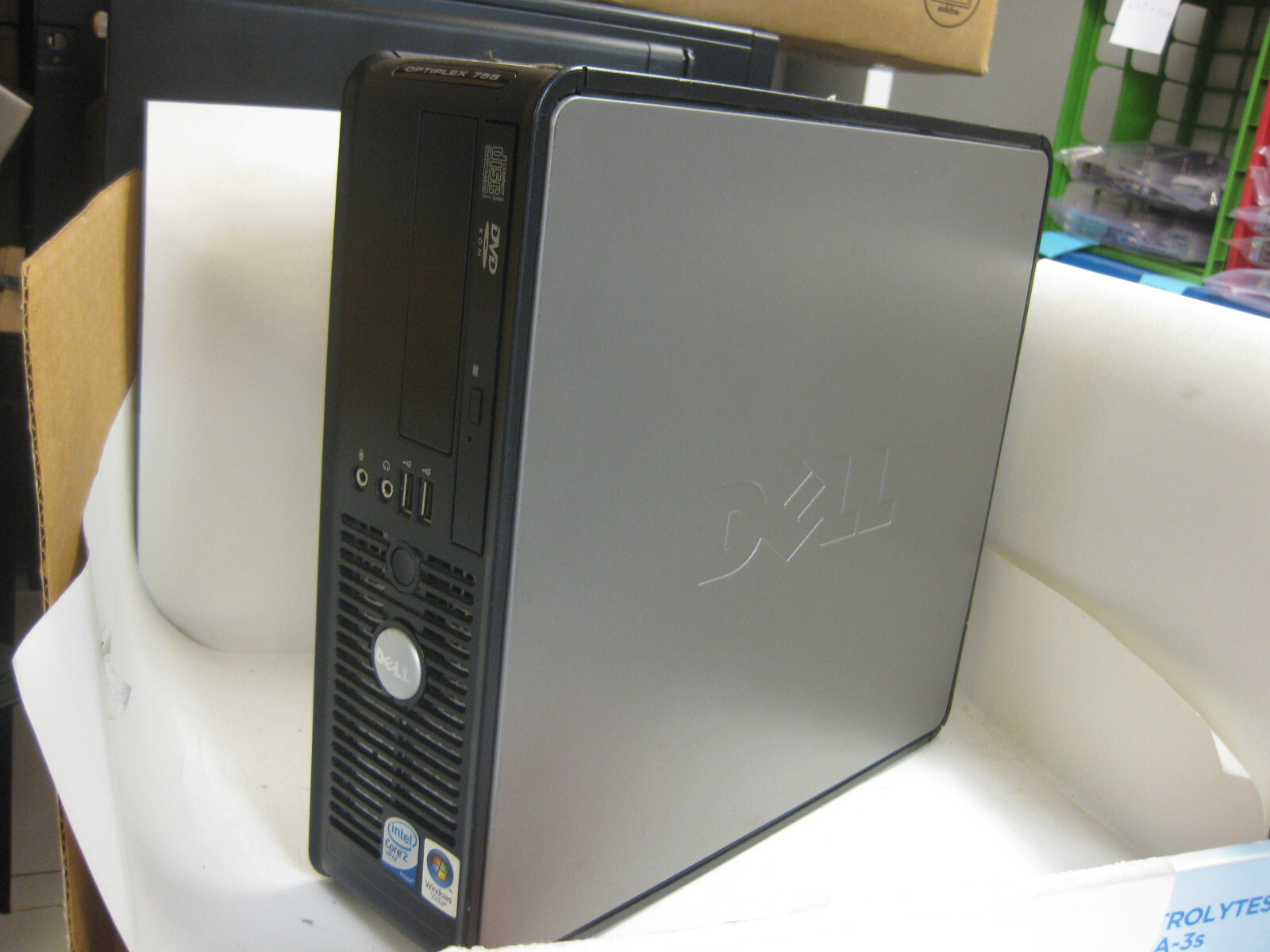 Dell OptiPlex 755 SFF Intel Core 2 E6550 2.33 GHz DVDRW  6 GB Ram No HDD  No OS