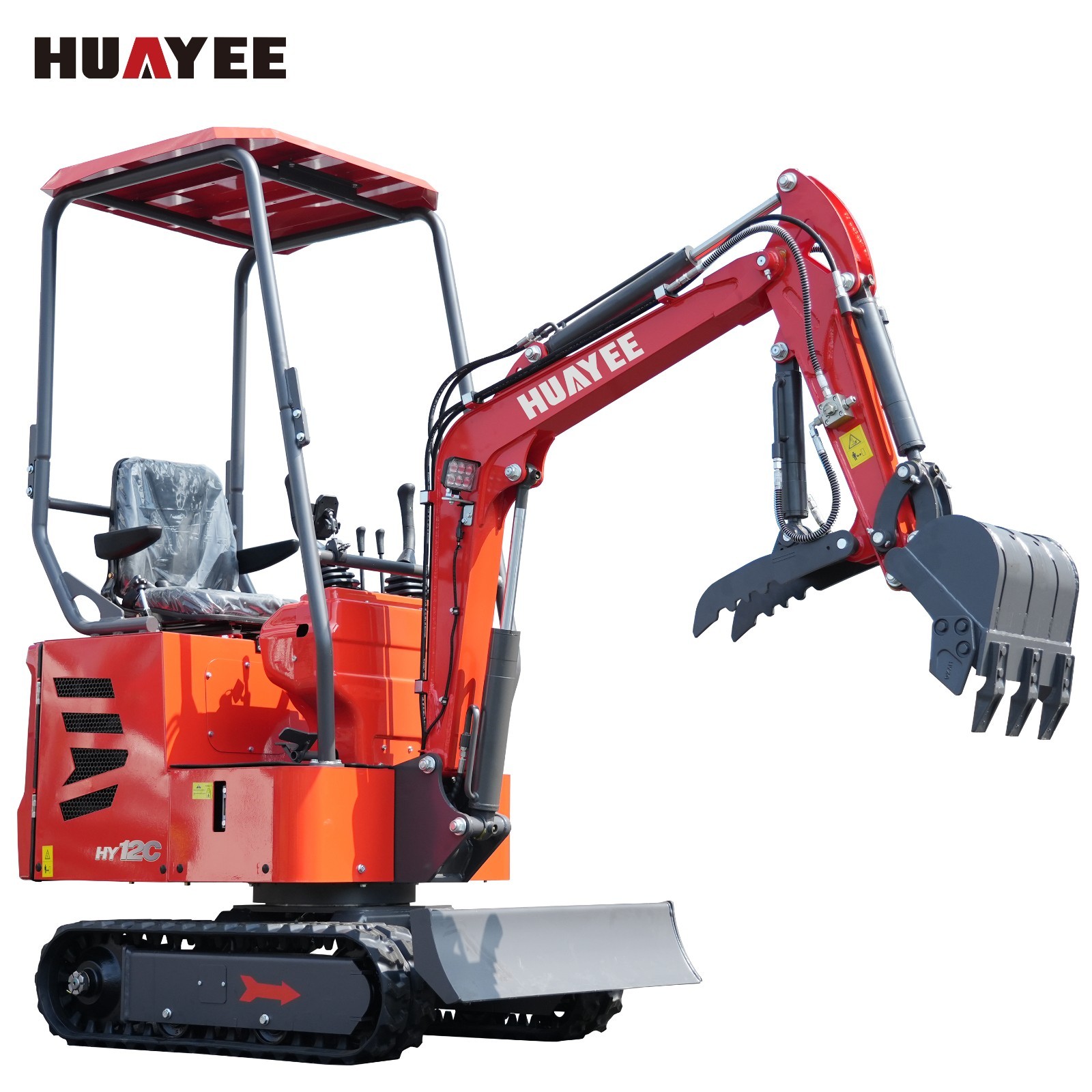 FREE SHIP Mini Excavator 1.2Ton 13.5hp Hydraulic Tracked Gas Crawler EPA Engine