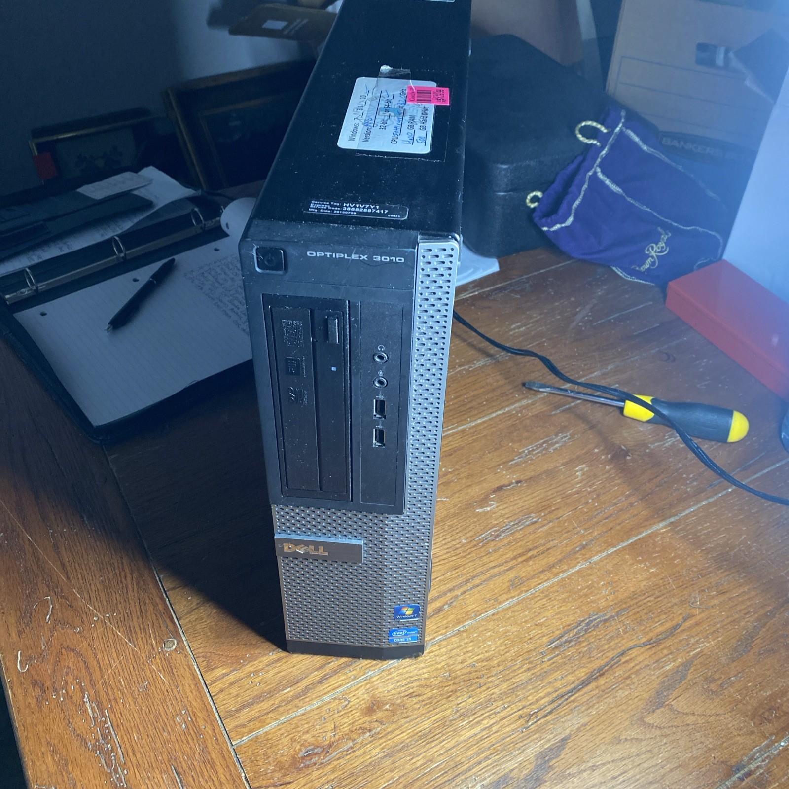 DELL OPTIPLEX 3010 i3-3220 3.30 GHZ WIN 10 PRO 64 BIT 500 GB HDD