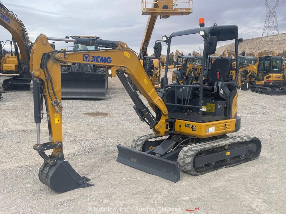 2021 XCMG XE27U New Mini Excavator Dozer Rubber Track Backhoe Aux Hyd bidadoo