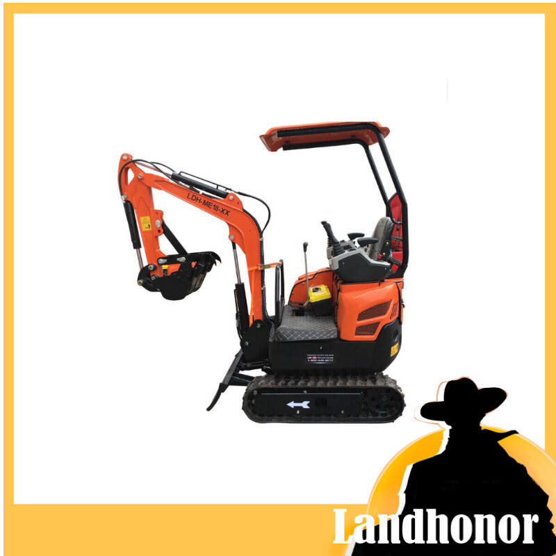 Industrial Digger Crawler Backhoe Landhonor Mini Excavator  EPA 2000lbs 11.4HP