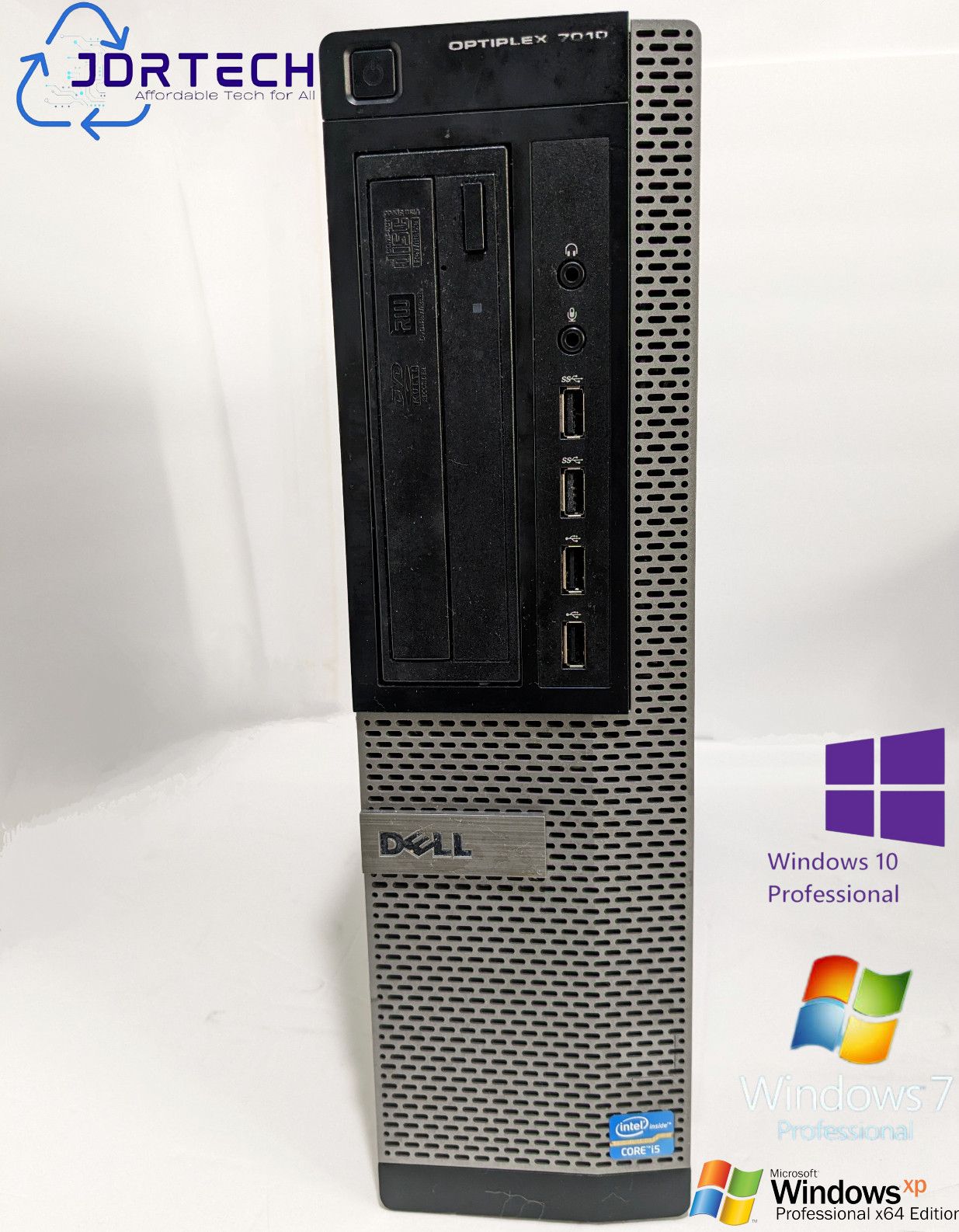 Customizable Retro Desktop Dell Optiplex 7010 DT Intel Core i3 SSD 4GB W10/W7/XP