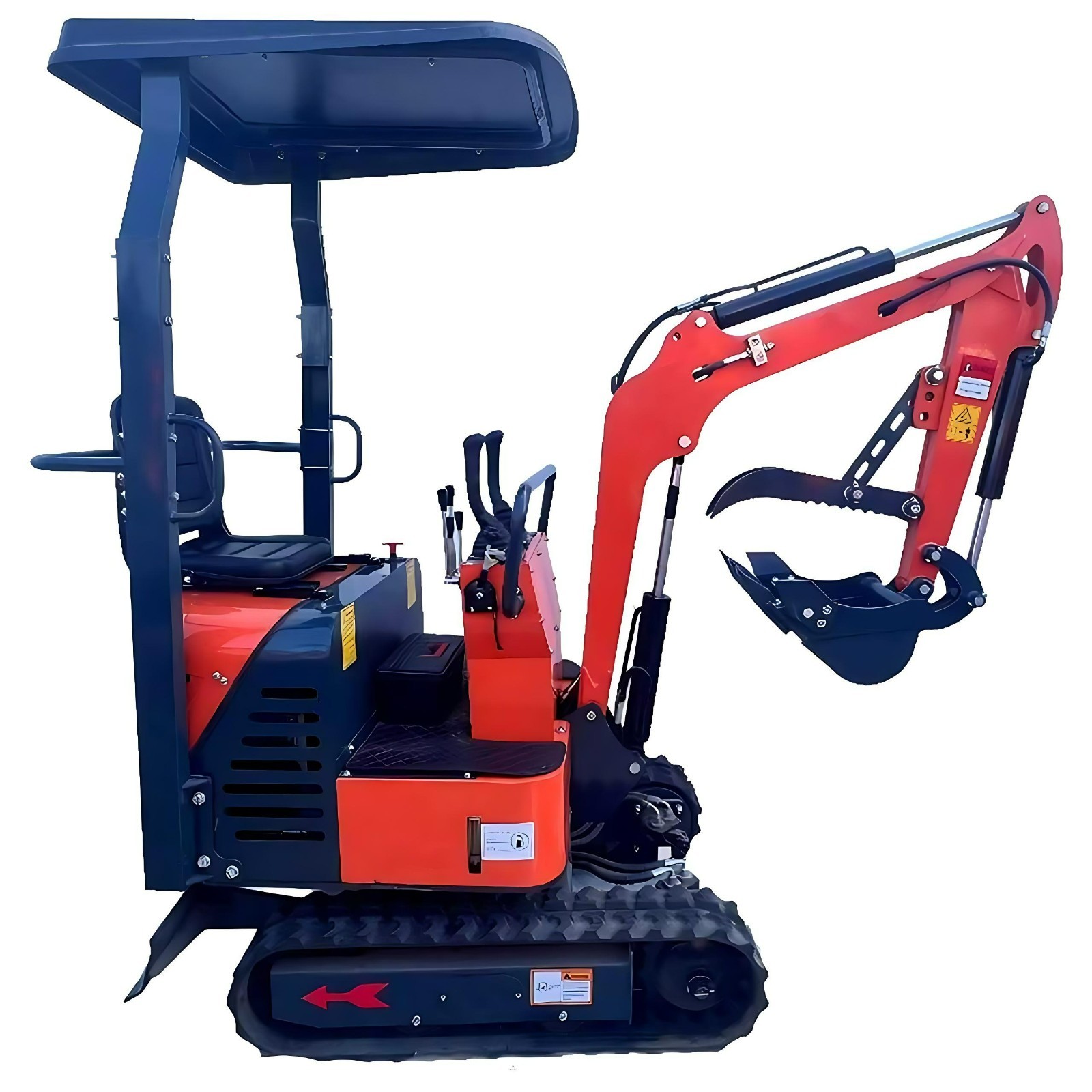 Agrotk Mini Excavator Digger 13.5hp Gas Briggs & Stratton Engine Tracked Crawler