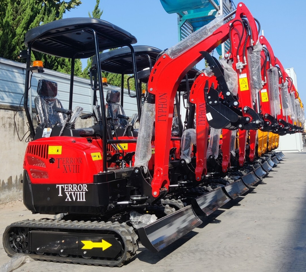 FREE SHIP TERROR XVIII 2 Ton New Mini Excavator, KUBOTA D902 Diesel Engine 16 hp
