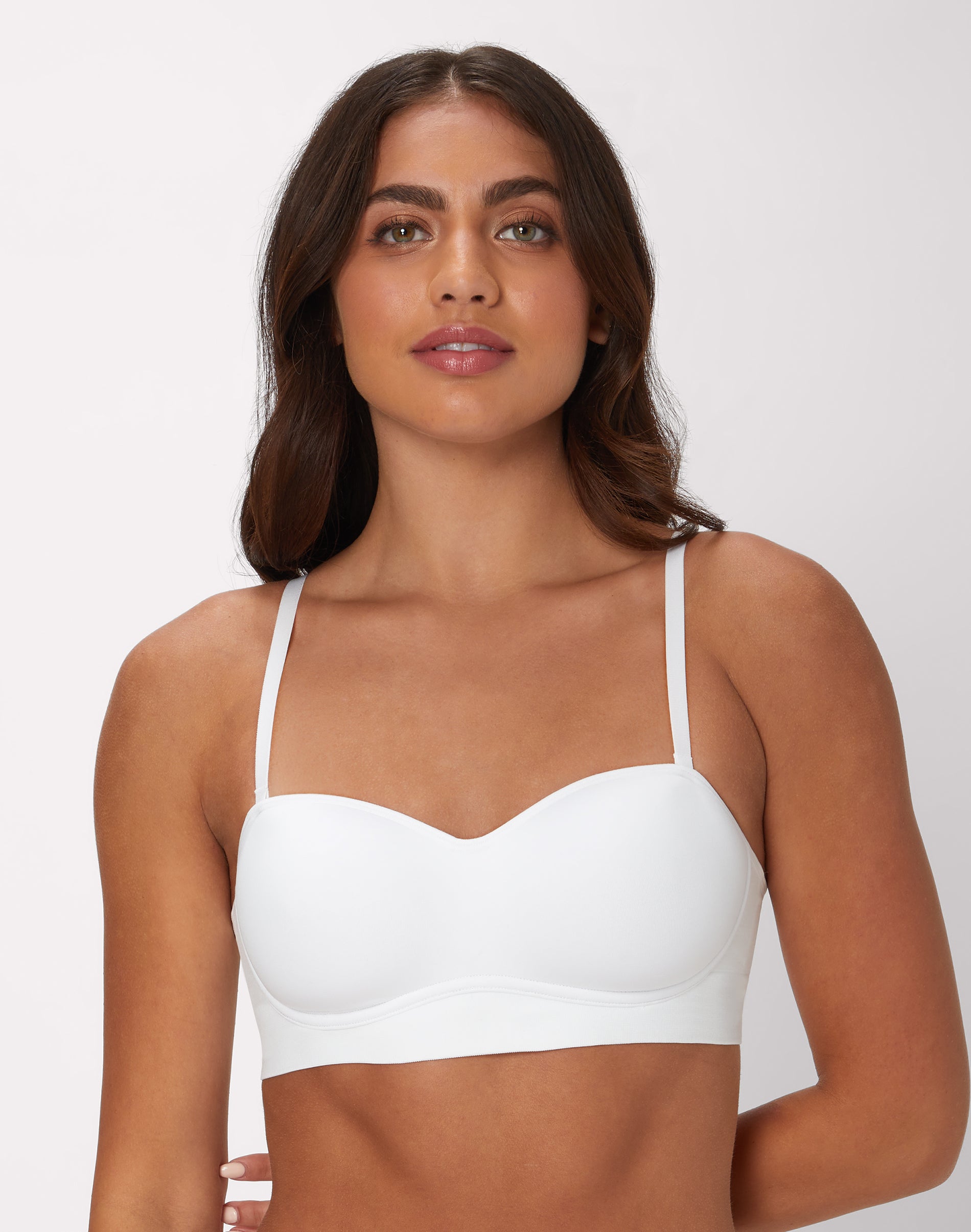 Maidenform M Convertible Balconette Strapless Bra White M/DD Women’s
