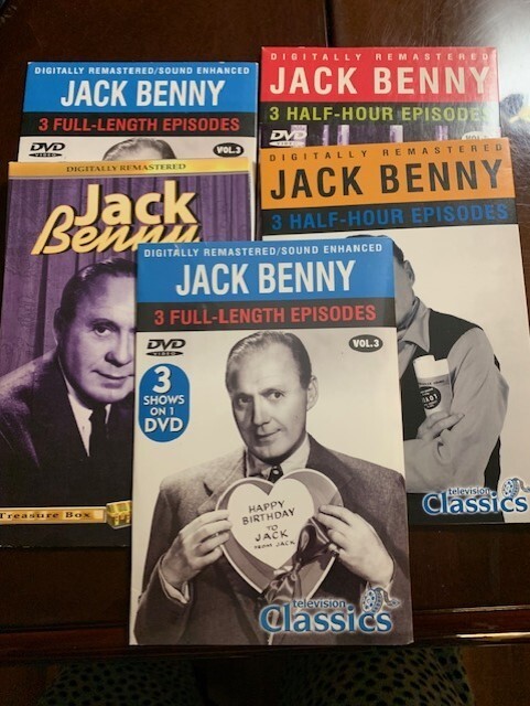Jack Benny James Cagney Hitchcock  Lot of 8 DVDs