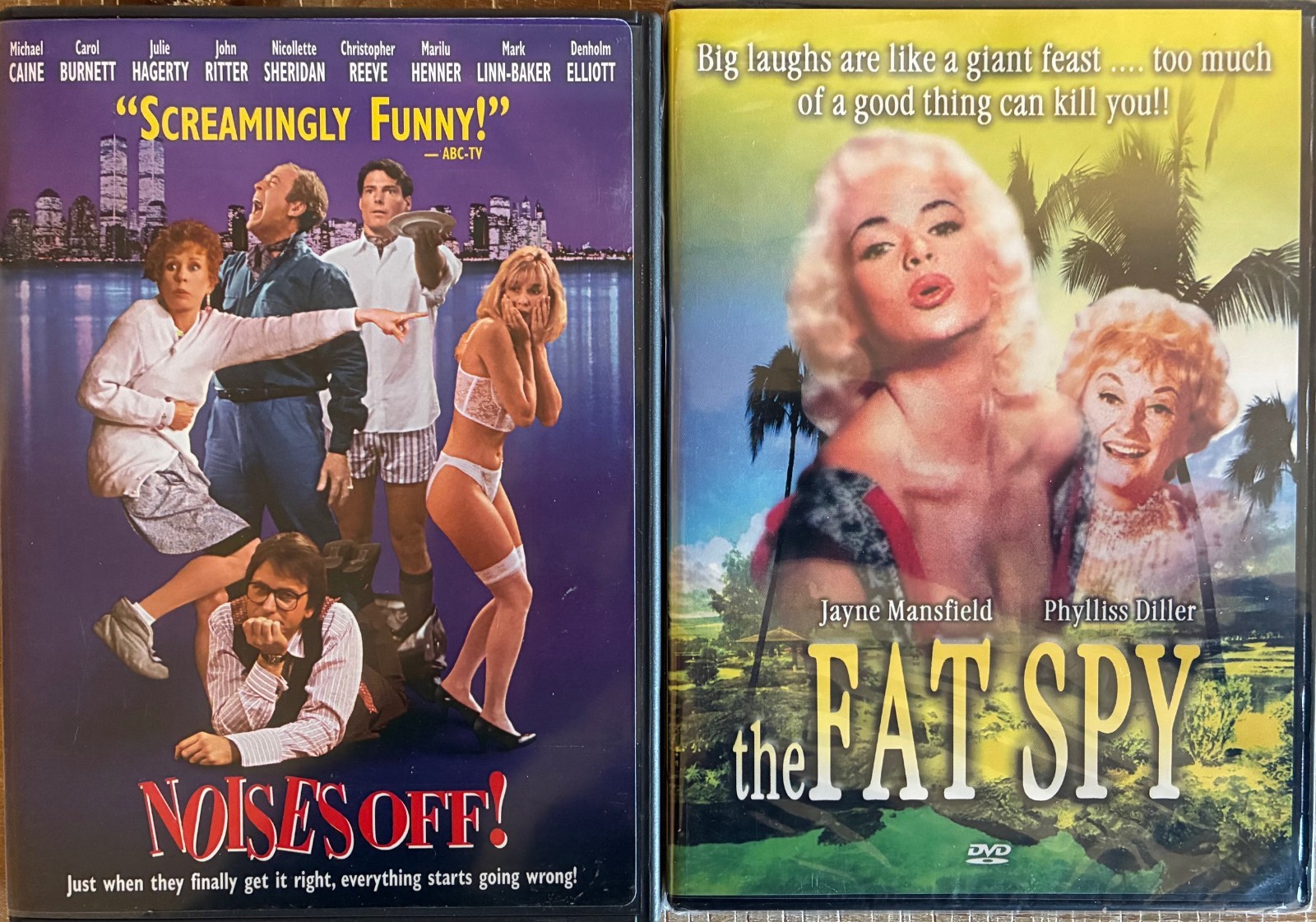 Comedy DVD Collection–Fat Spy and Noises Off!