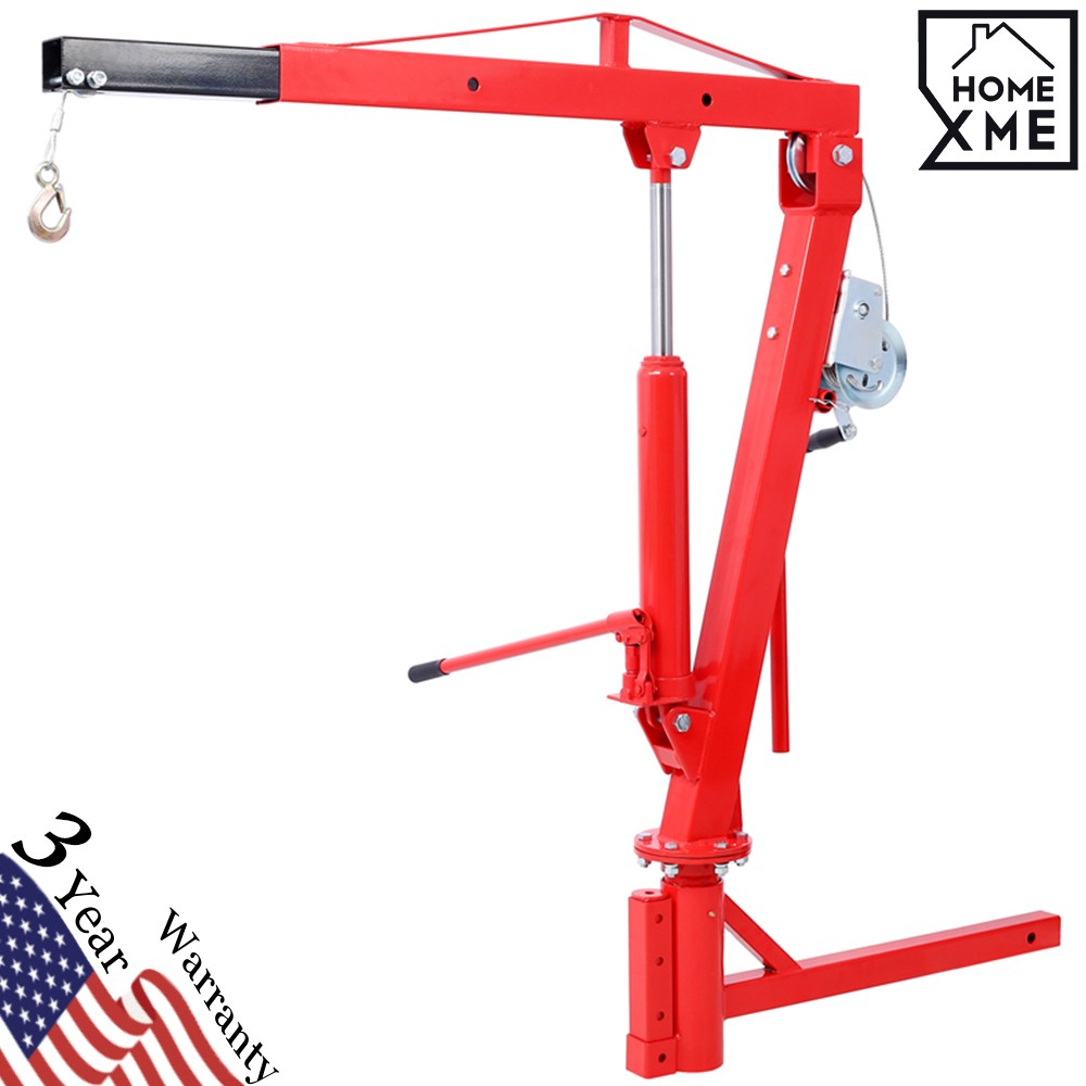 2″500Lb Pickup Truck Hydraulic PWC Dock Jib Engine Hoist Crane Hitch Mount Lift