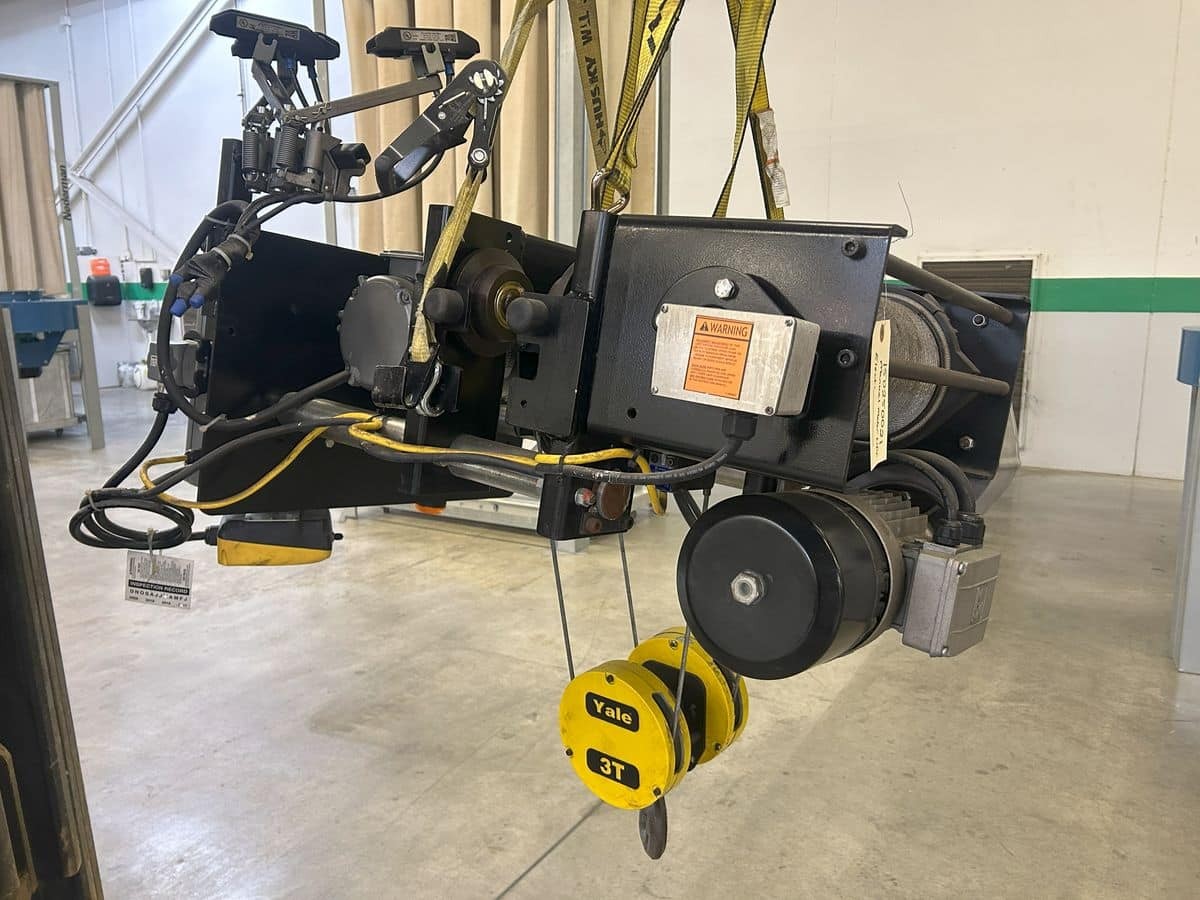 Yale WA3M 3 Ton Overhead Electric Wire Rope Hoist