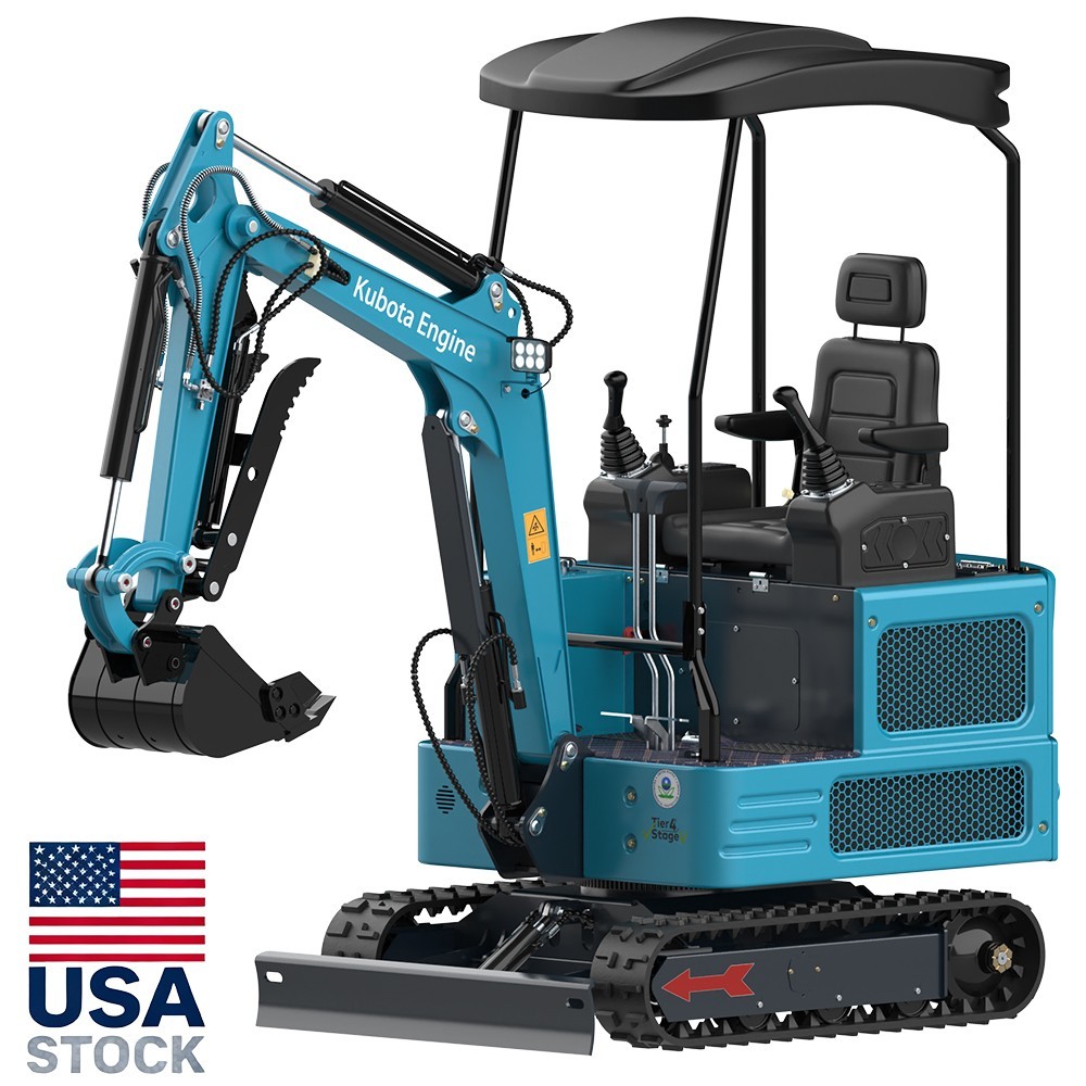 1.8 Ton Mini Excavator Kubota water-cooled radiator Engine Multi-Function Digger