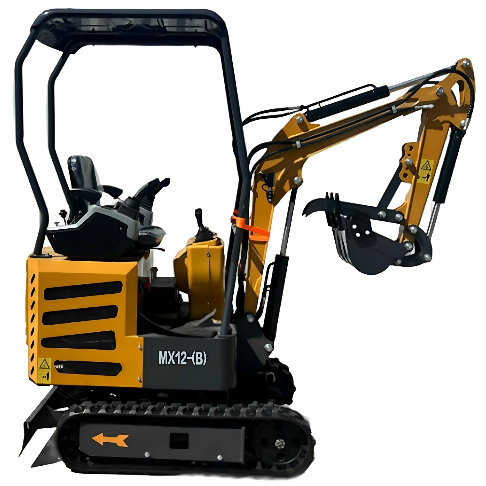 AGT Mini Excavator Tracked Digger w/Pilot Control 13.5HP Gas B&S XR2100 Engine