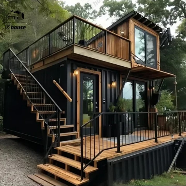 Country Style Container Home 2 Story  3 Containers 20ft. or 40ft. two Prices!