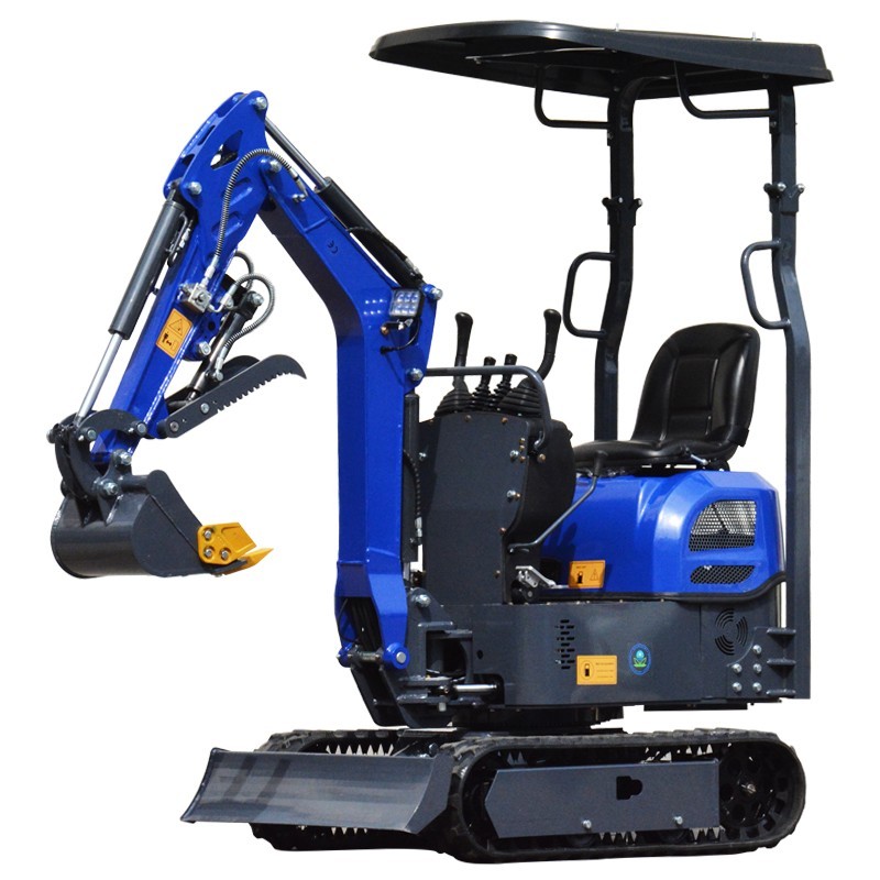 US spot Mini Excavator 1 Ton Digger 13.5hp Gas Tracked Crawler B&S EPA Engine