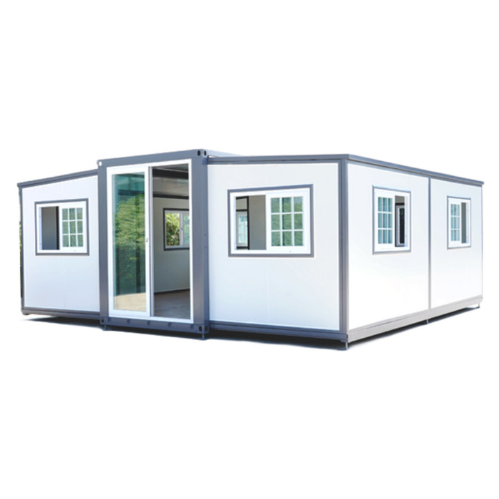 19ftx20ft Expandable Prefab Mobile House w/ Cabinet Mobile Home Container Homes