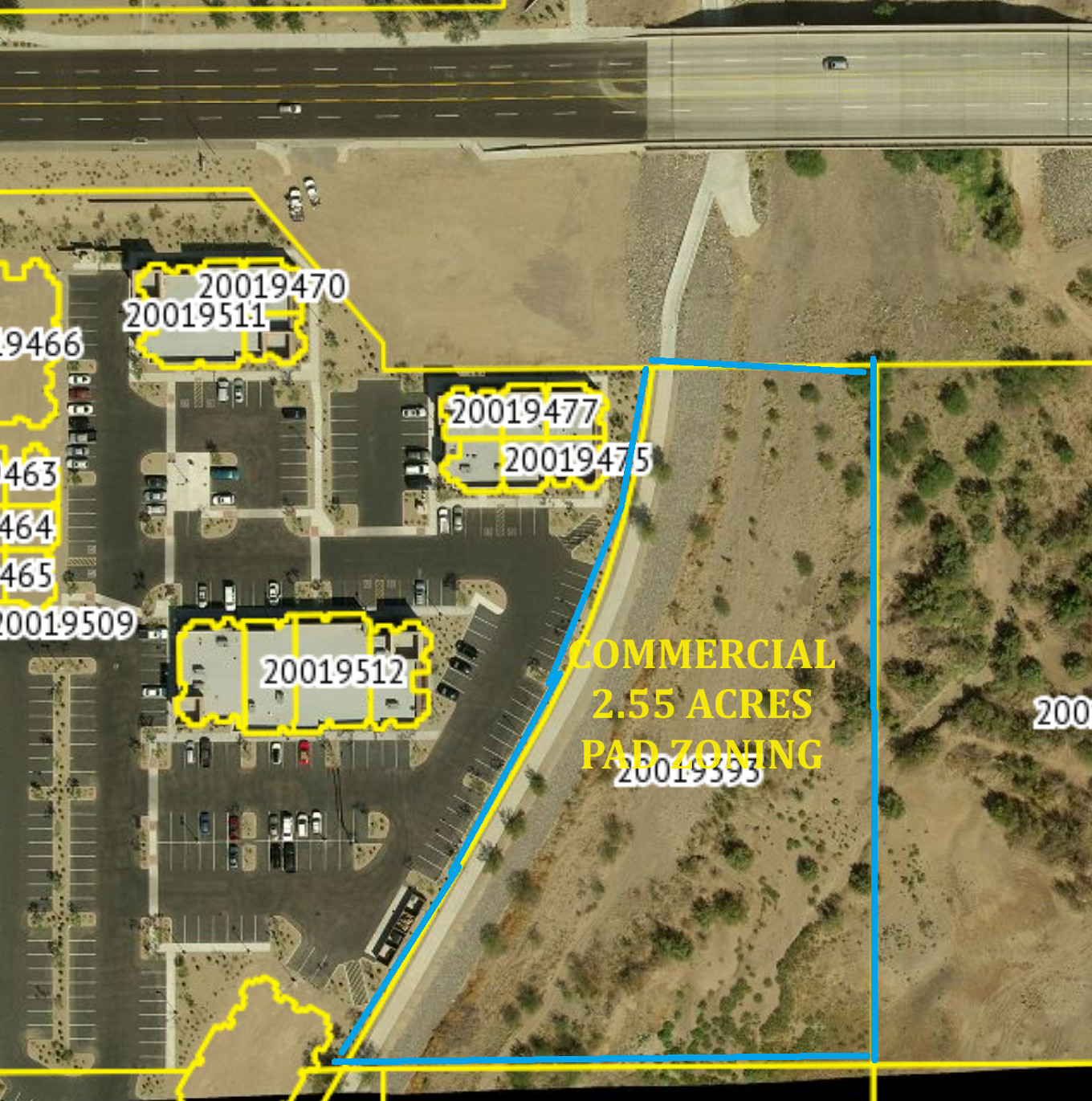 2.55 ACRE PRIME COMMERCIAL LAND IN PHOENIX ARIZONA – FCV 3K – WOW-BID OR BUY!