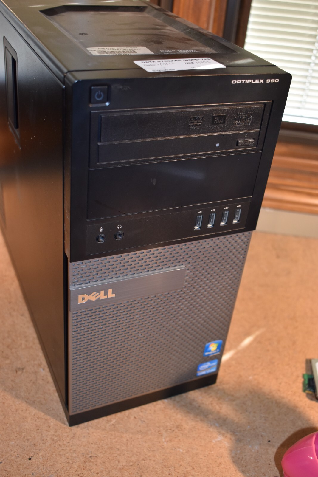 Dell Optiplex Desktop Quad Core i7-2600 3.4GHz 4GB RAM 500GB HD Windows 7 32-Bit