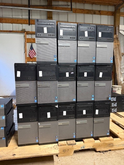 Lot of 14 Dell OptiPlex Tower Desktop Computers – Mixed Models (i5 / i7 CPU)