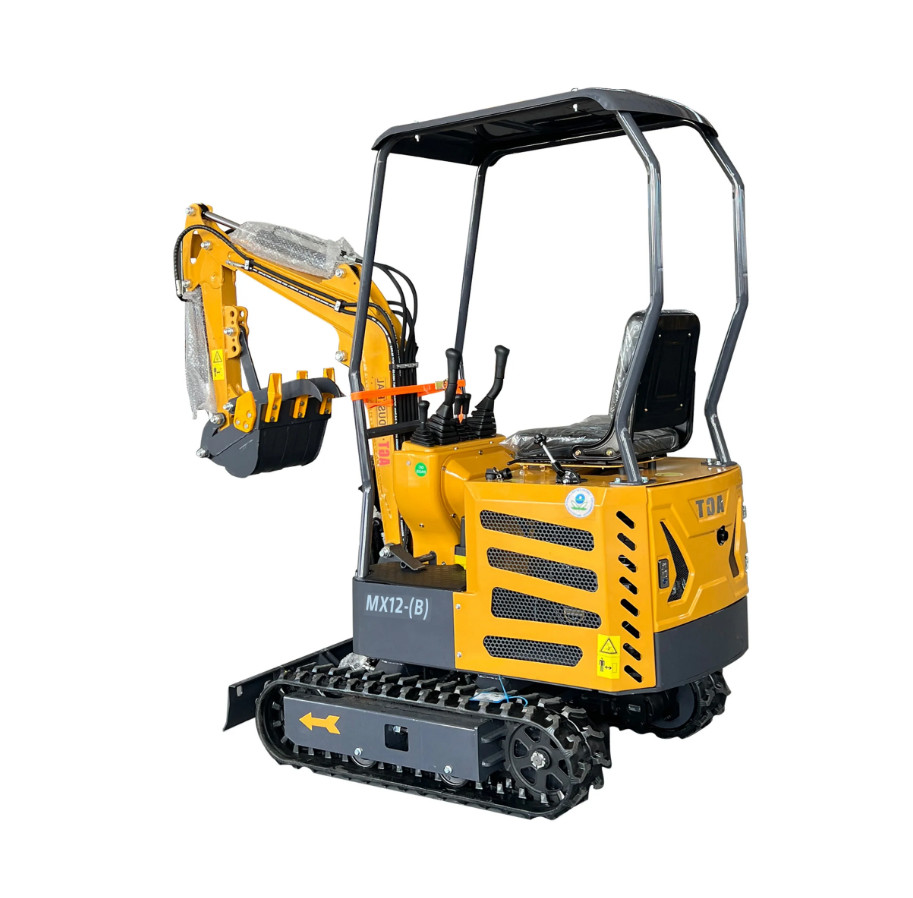 Agrotk Mini Excavator 1 Ton Tracked Digger 13.5hp Gas Crawler B&S Engine MX12-B
