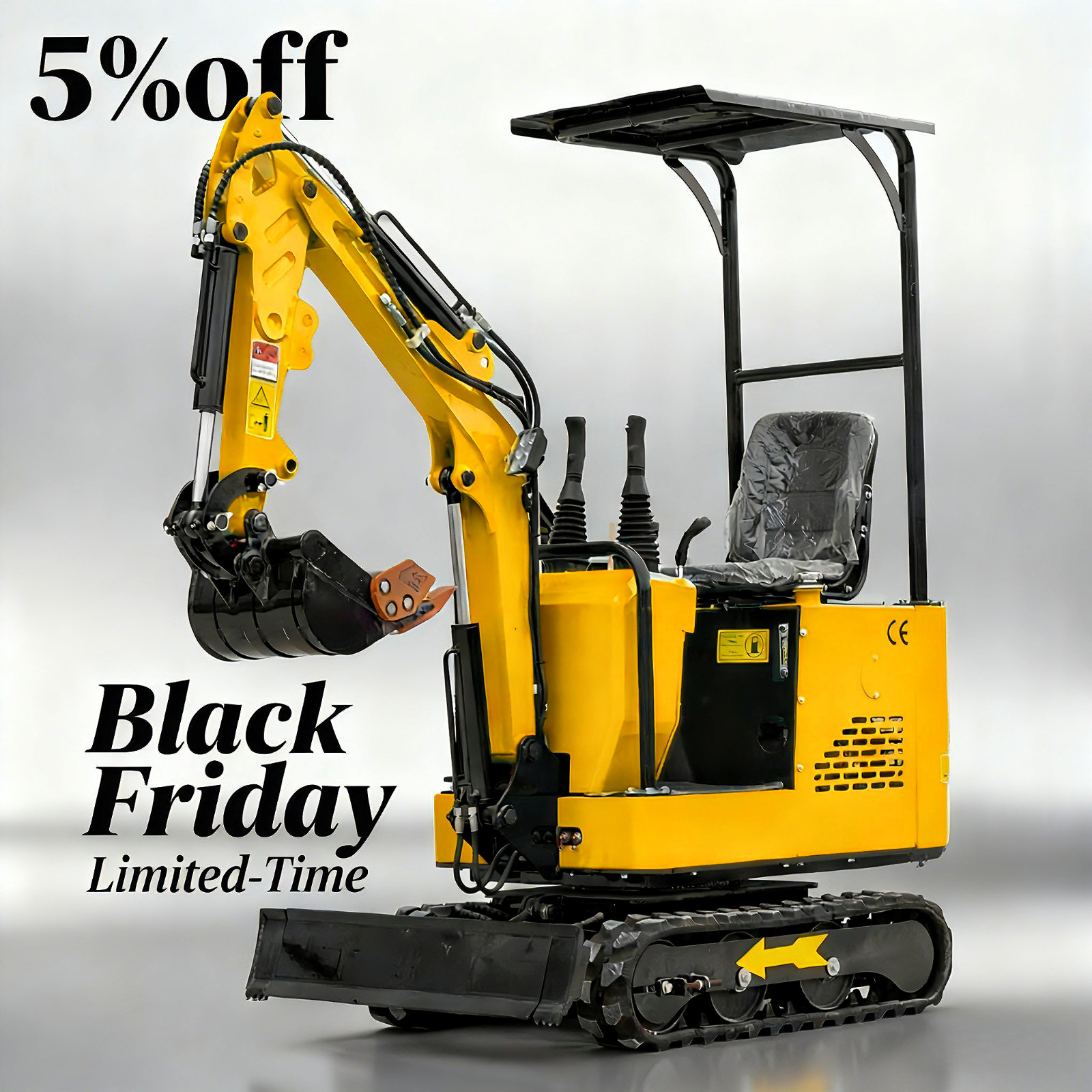 PICK UP MMS 1 Ton Mini Excavator For Sale With EPA Gas Engine Mini Digger