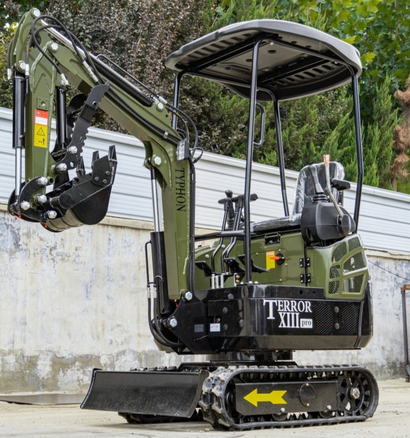 FREE SHIP Mini Excavator 1.3 Ton 22.1hp Mini Digger Crawler Gas HONDA EPA Engine