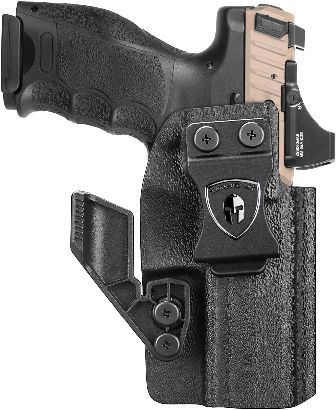 IWB Kydex Holster, For HK VP9 –Concealed Carry Holster with Optic Cut & Claw, RH