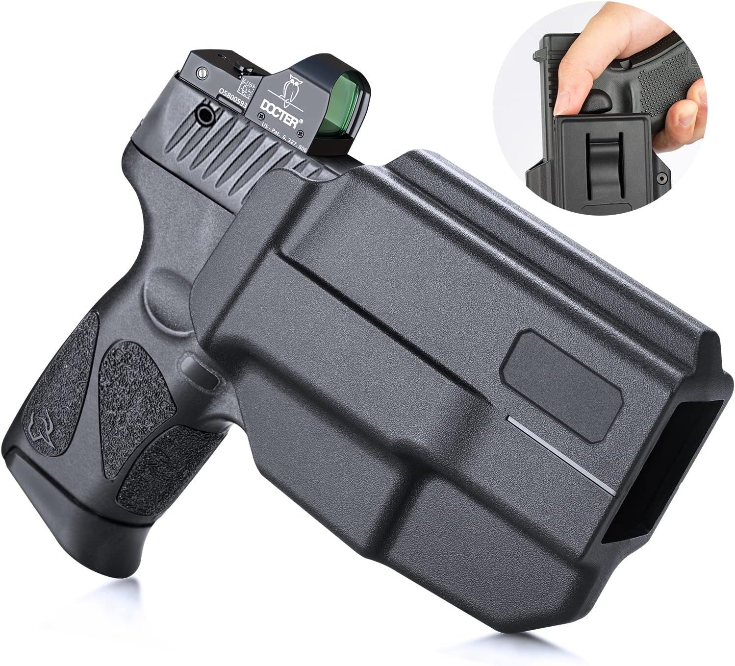 OWB Holster Thumb Release&Optic Cut Fit Taurus G2C/G3C/Millennium PT111 G2/PT140