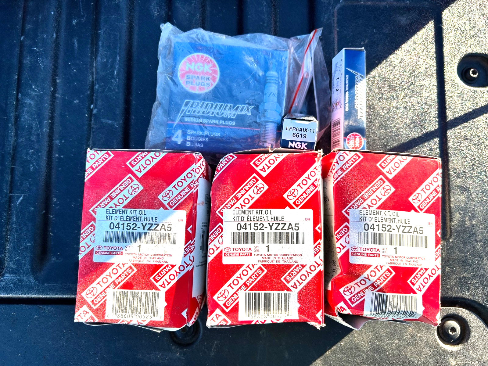 fj cruiser oil filters and spark plugs