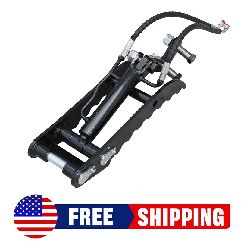 L-Shaped Hydraulic Thumb Clip Attachment W/ Hoses For Mini Excavator Small Digge