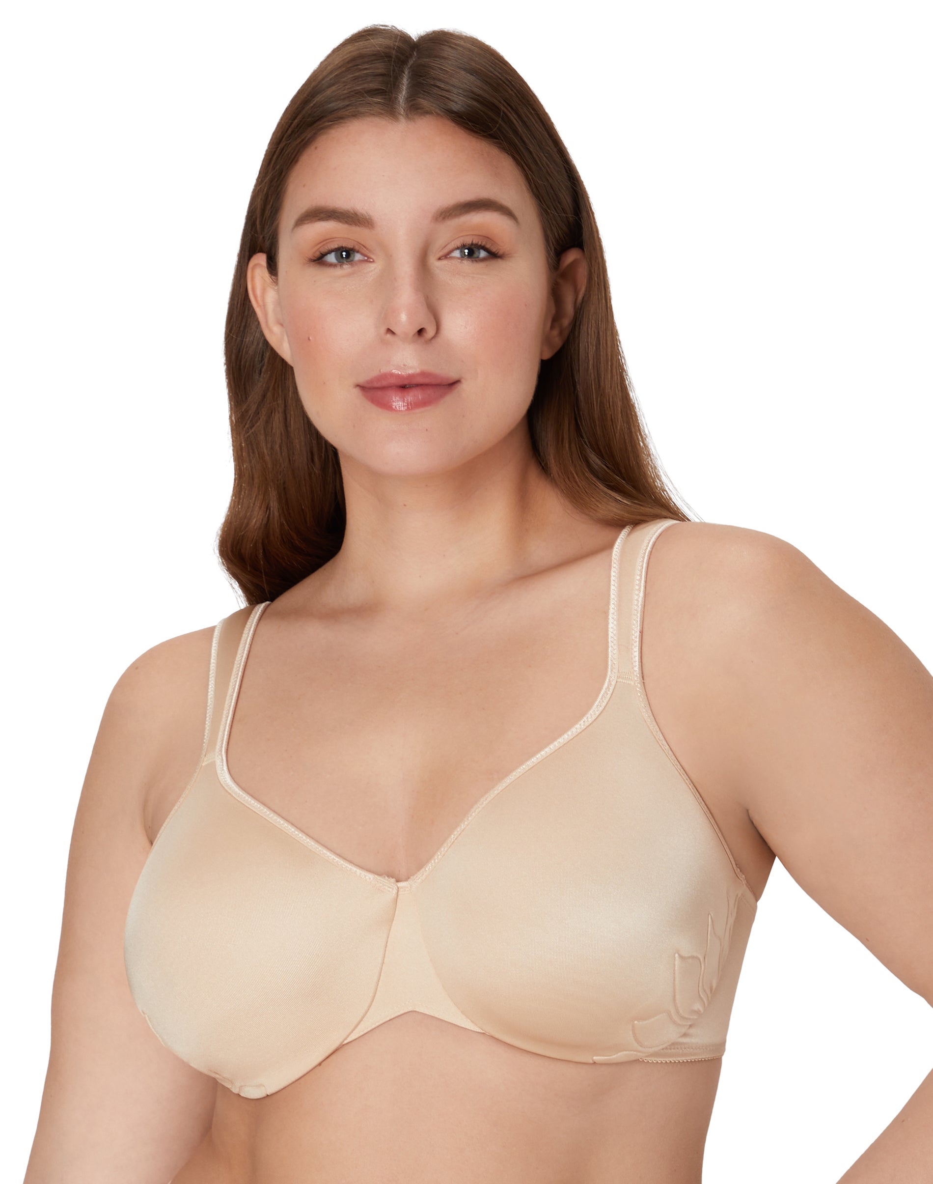 Bali Live It Up Push-Up Bra, Underwire, Cushioned Soft Taupe 42DD Women’s