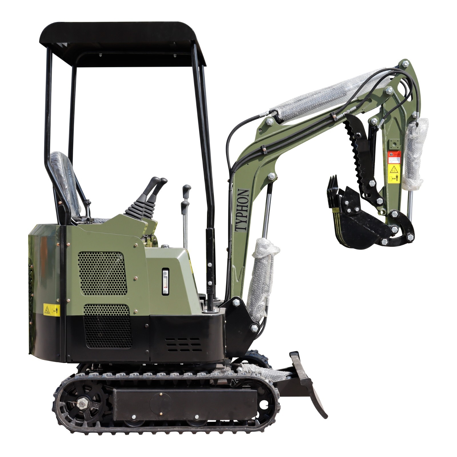 FREE SHIP Mini Excavator 1 Ton Digger 13.5hp Gas Tracked Crawler B&S EPA Engine