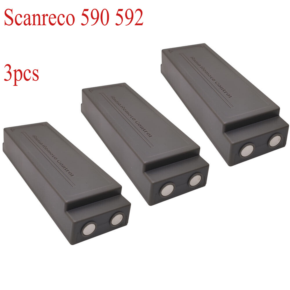 3x 2000mAh 7.2V NiMH Replacement Battery for Scanreco 590 592 EEA2512 Palfinger