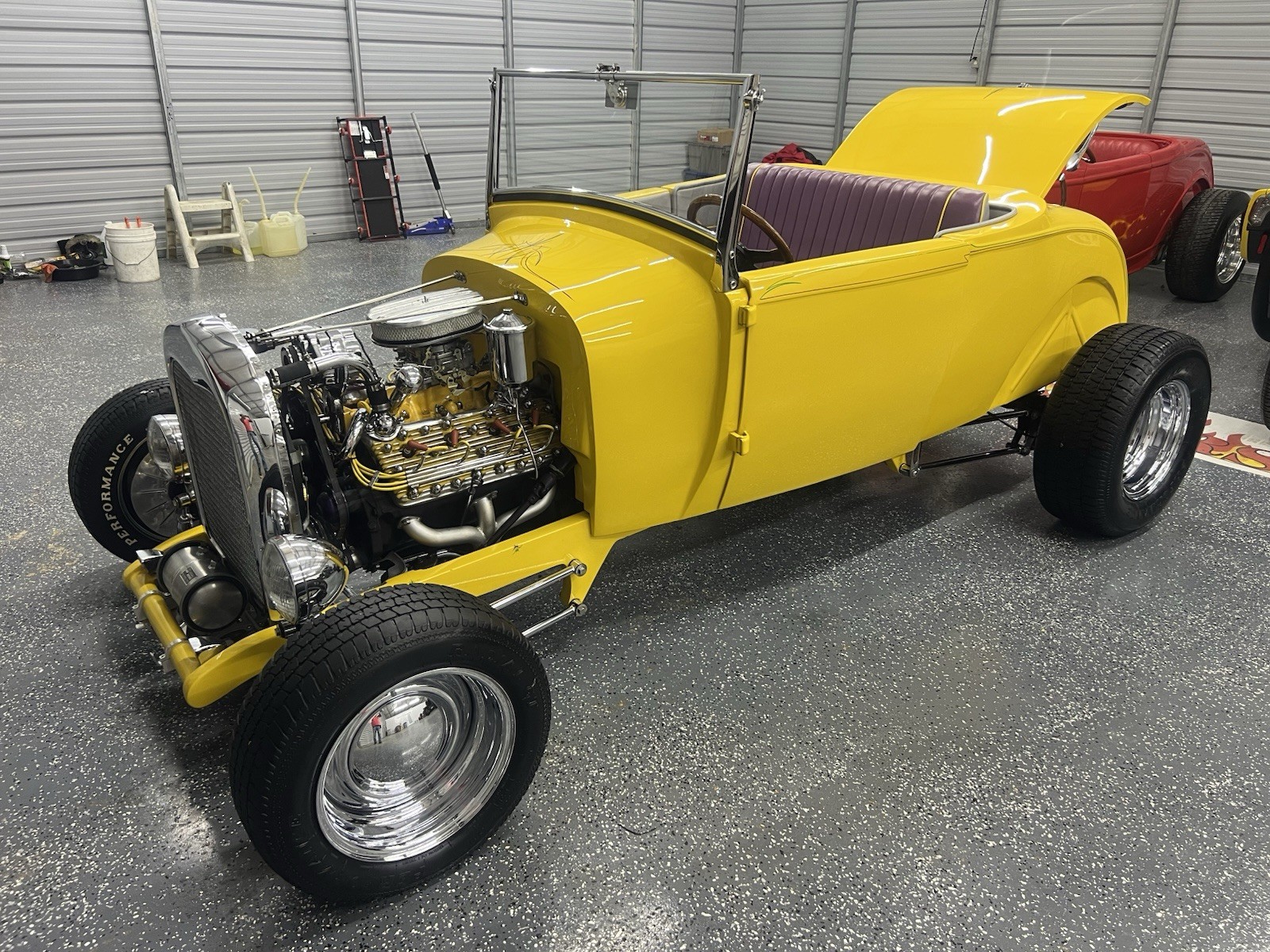 1928 Ford Model A leather