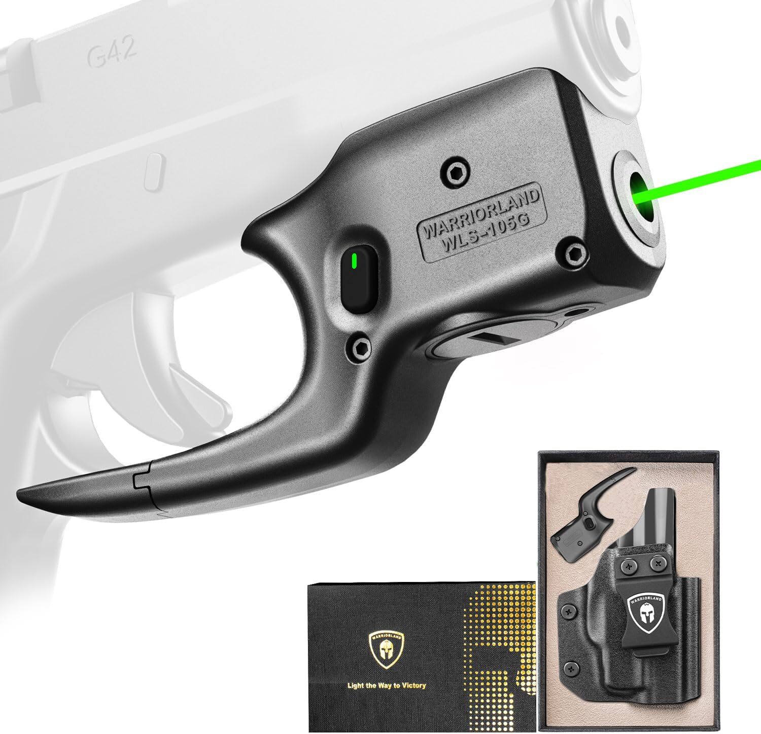 Green/Red Laser Sight Fit Glock42/G43/G43X MOS/G17/19/Taurus G2C/G3C/M&P Shield