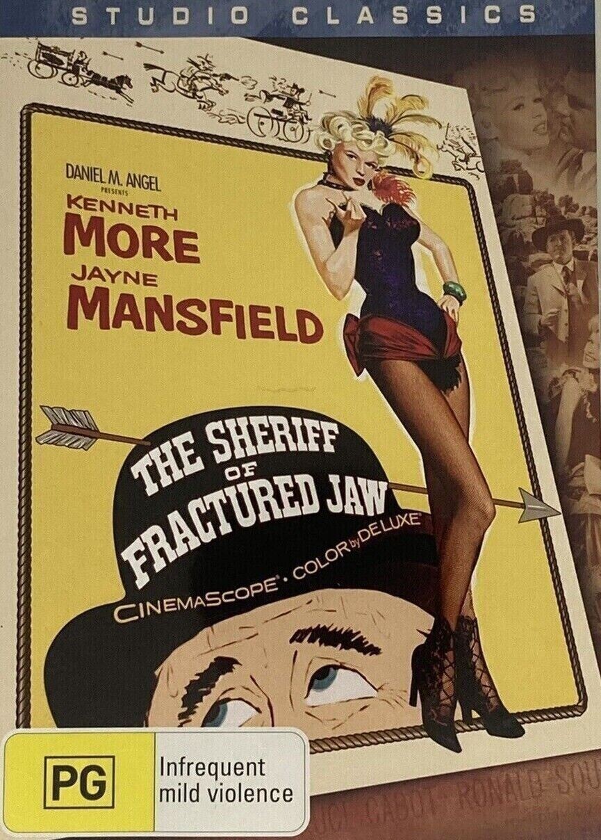 THE SHERIFF OF FRACTURED JAW  1958 JANE MANSFIELD  very good condition dvd