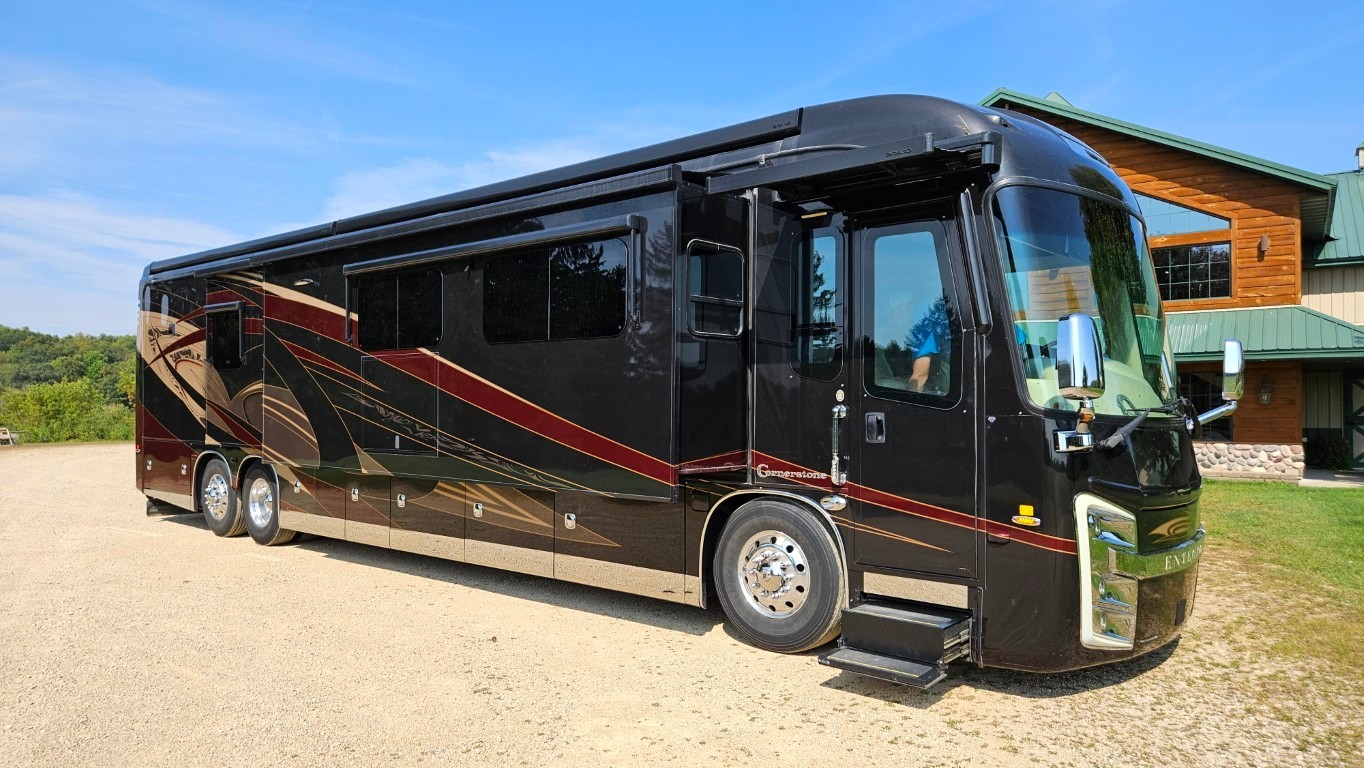 2017 Entegra Cornerstone 45A Class A Coach Luxury Bus Motorhome RV LOW MILES