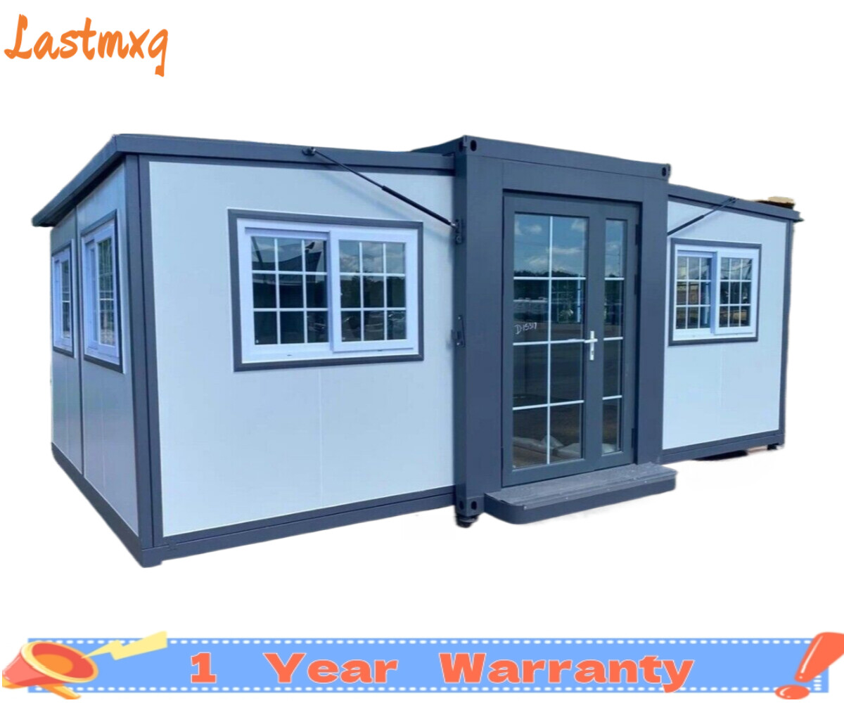 13X20ft Mobile Expandable Prefab House Prefabricated Tiny Home w/Bathroom Shower