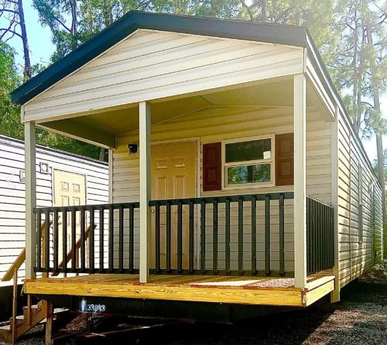 2020 S-1238-11FLA Park Model with 6′ Porch ALL SOUTHEAST 1BR/1BA – 12×38