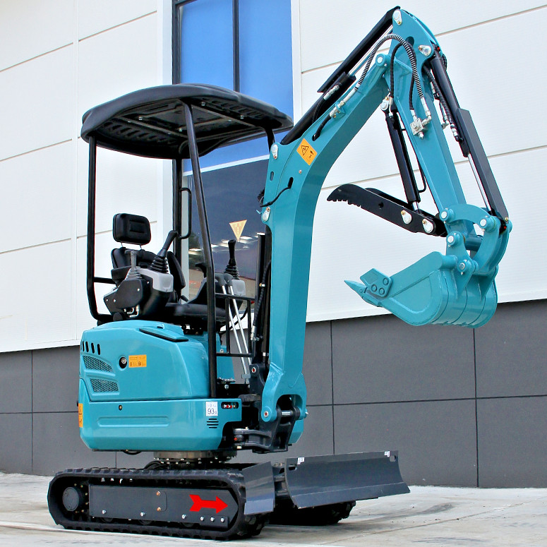 FREE SHIP 2.5Ton Mini Excavator KUBOTA D902 Diesel Side Swing Expand Track Pilot