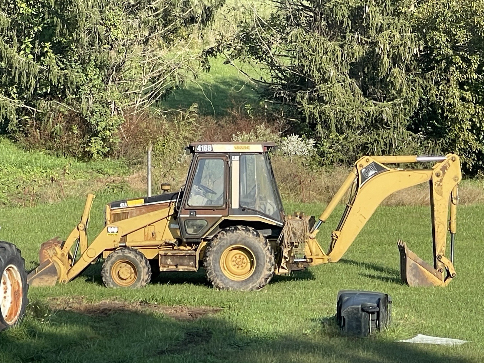 caterpillar 416b backhoe