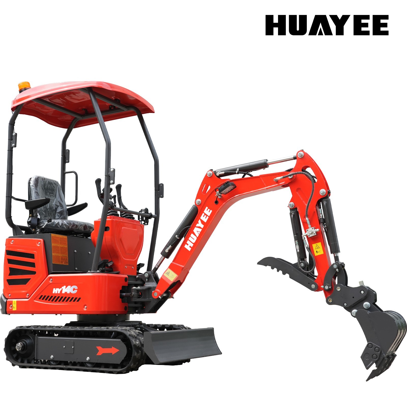 HY14C Mini Excavator 13.5hp 1.4Ton Gas B&S EPA Engine Free shipping/unloading