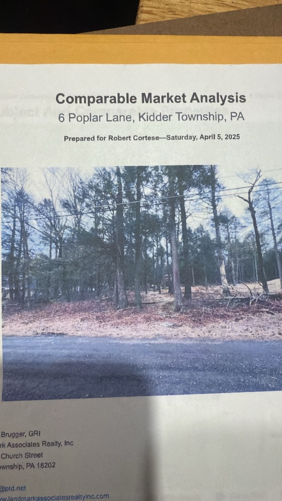 land for sale in Holiday Pocono, Albrightsville PA