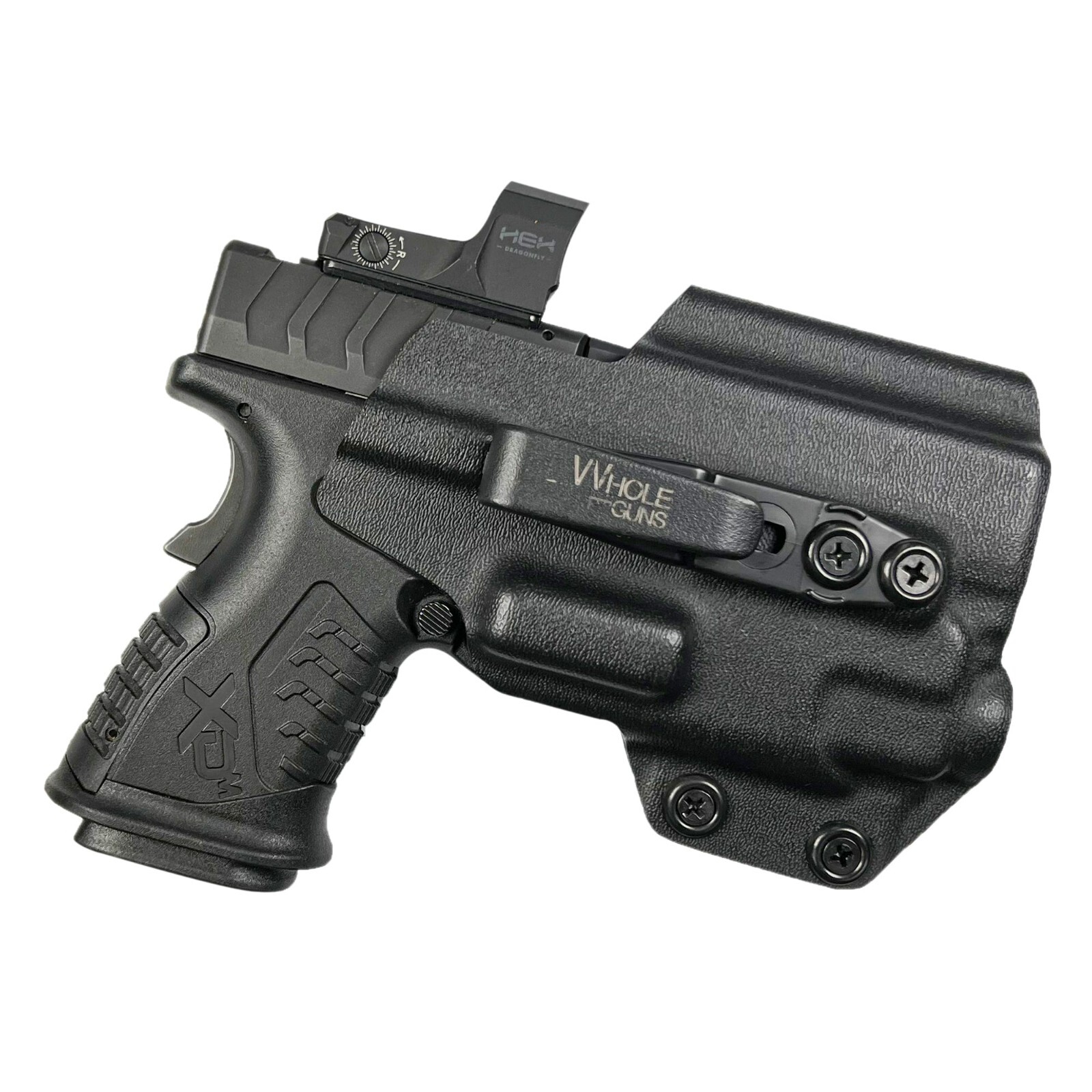 IWB TUCKABLE REDDOT READY+CLAW Holster For Springfield XD-M Elite 3.8” + TLR7/8