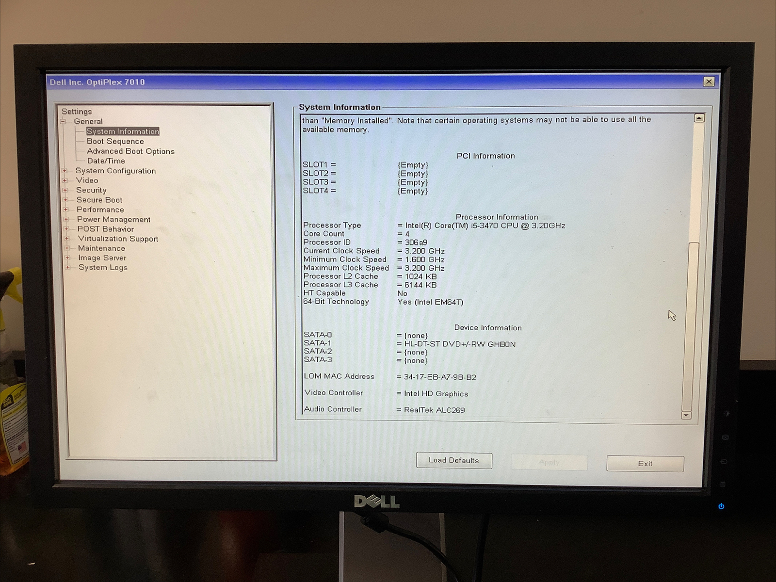 Dell Optiplex 7010 Intel Core I5-3470 3.20GHz No OS Desktop
