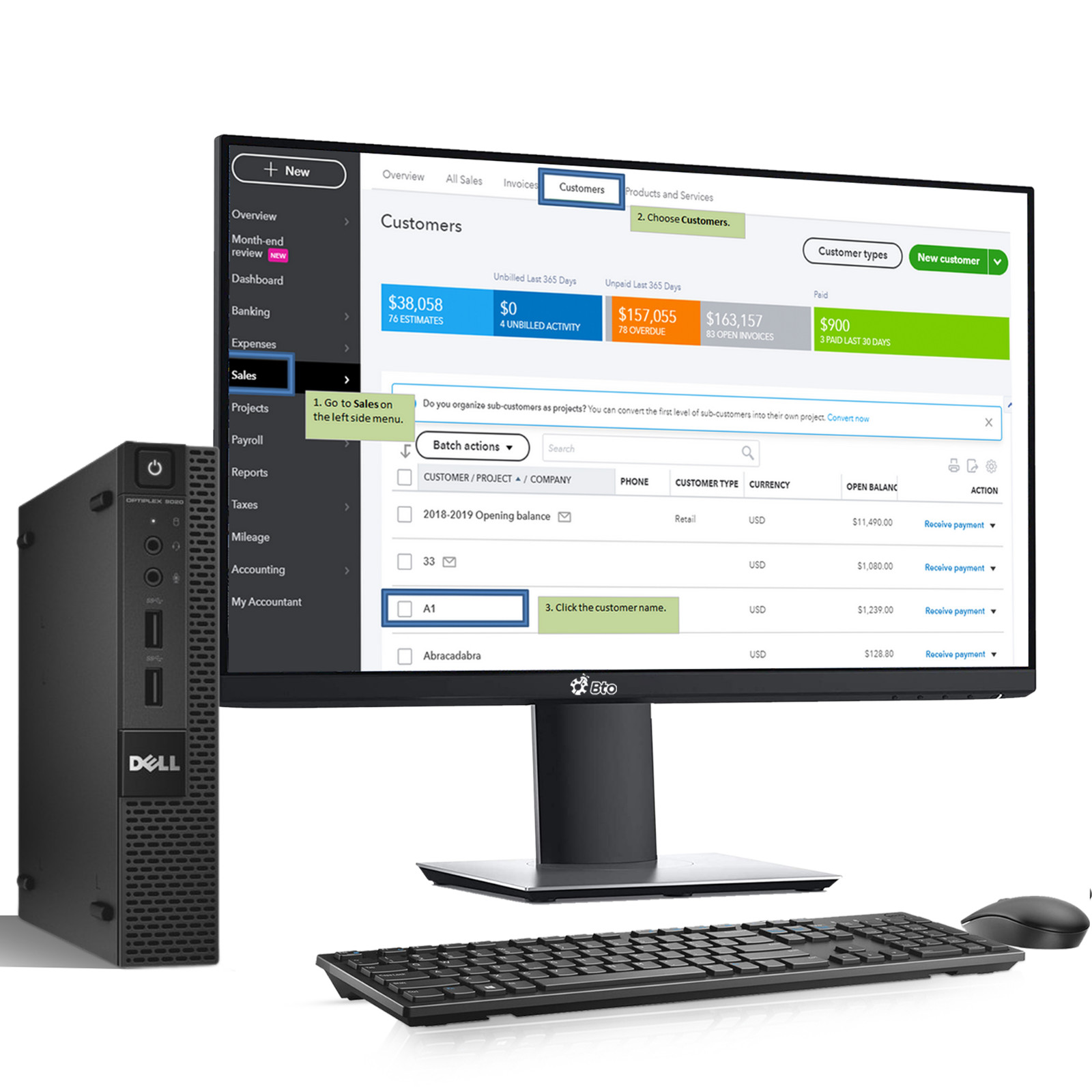 Dell OptiPlex Tiny Mini PC Intel i3-4th 16GB RAM 256GB SDD 22″ LED Wi-Fi Win 11