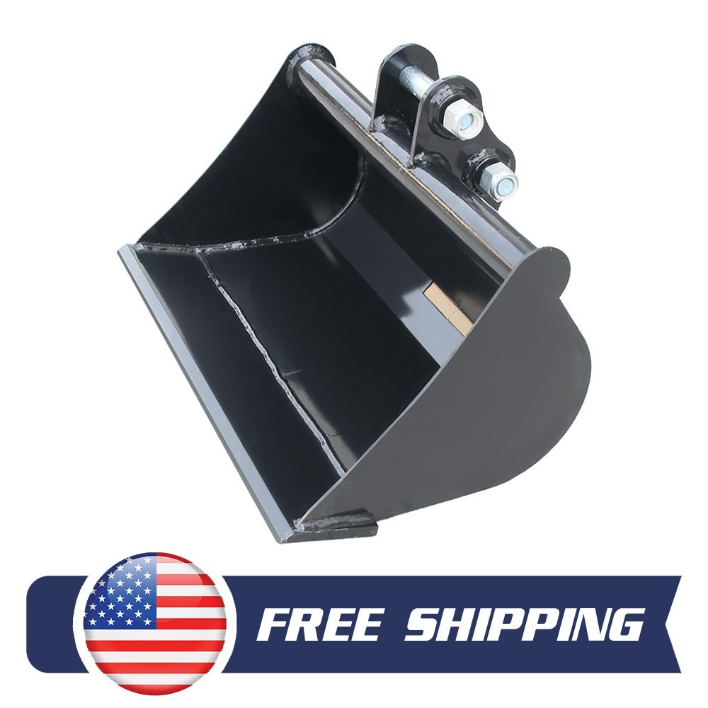 600mm Plain Bucket Attachment For Mini Excavator 0.8ton-1.5ton with Pins