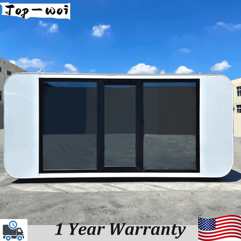 16 ft x 7.4 ft Tiny House Pod House Cabin Prefab House Outdoor Living & Working