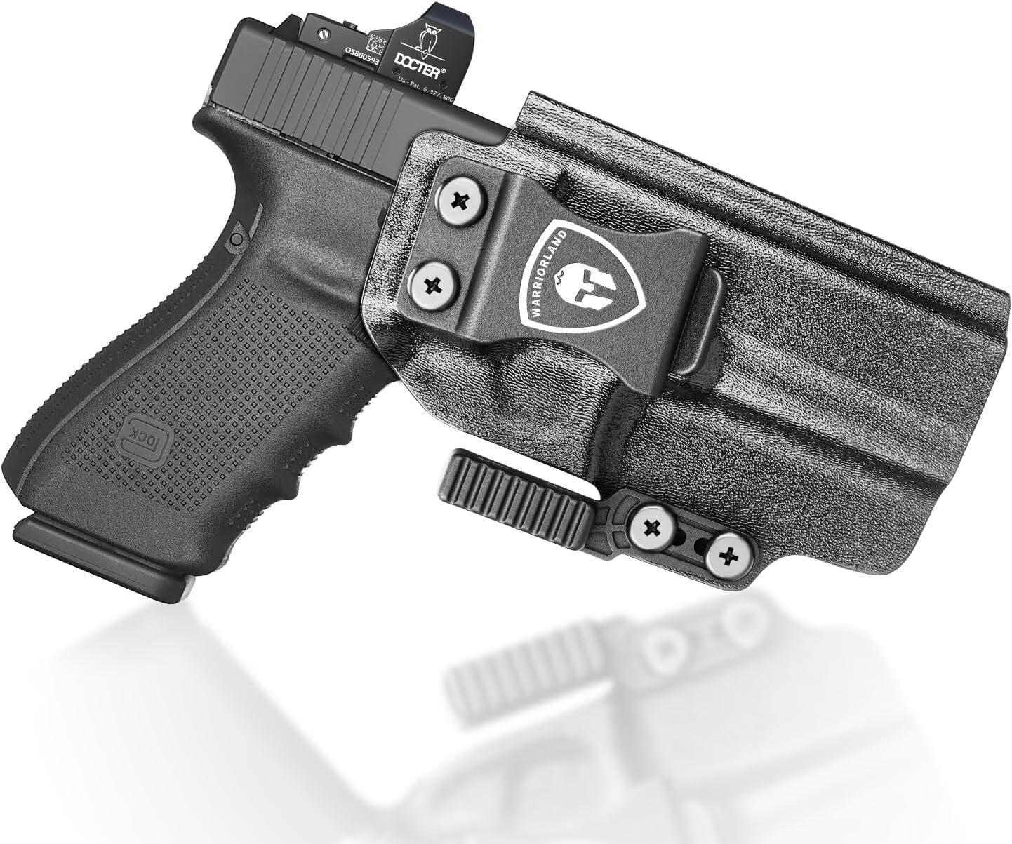 IWB Kydex Holster wi/Claw&Optic Cut Fit Glock 20/ Glock21(Gen 3 4 5)&G22 Gen5 RH