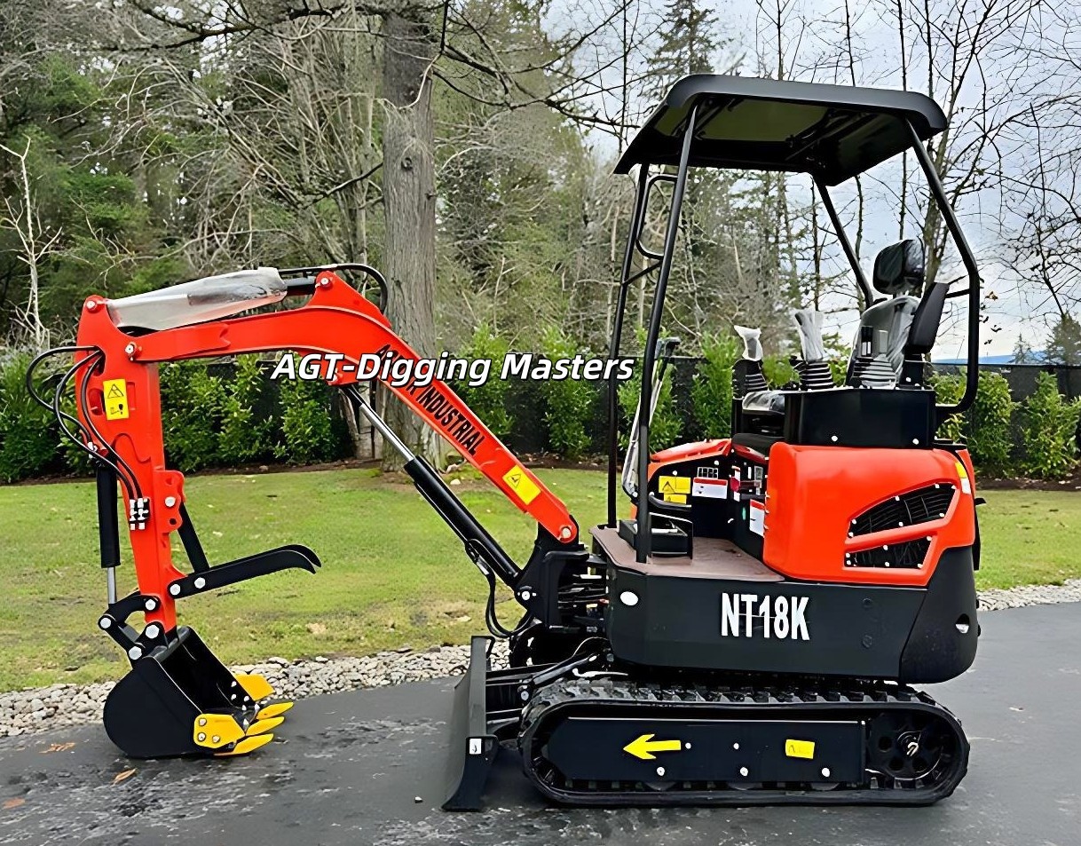Pilot Control AGT 3000 lbs Mini Excavator with Kubota D722 Diesel