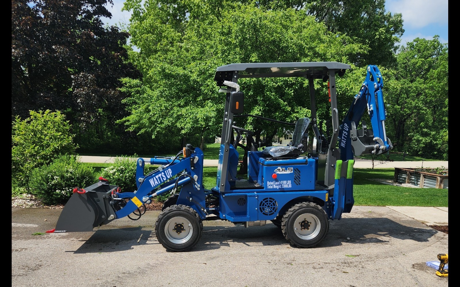 electric loader backhoe, small wheel loader ,compact tractor backhoe, skidsteer