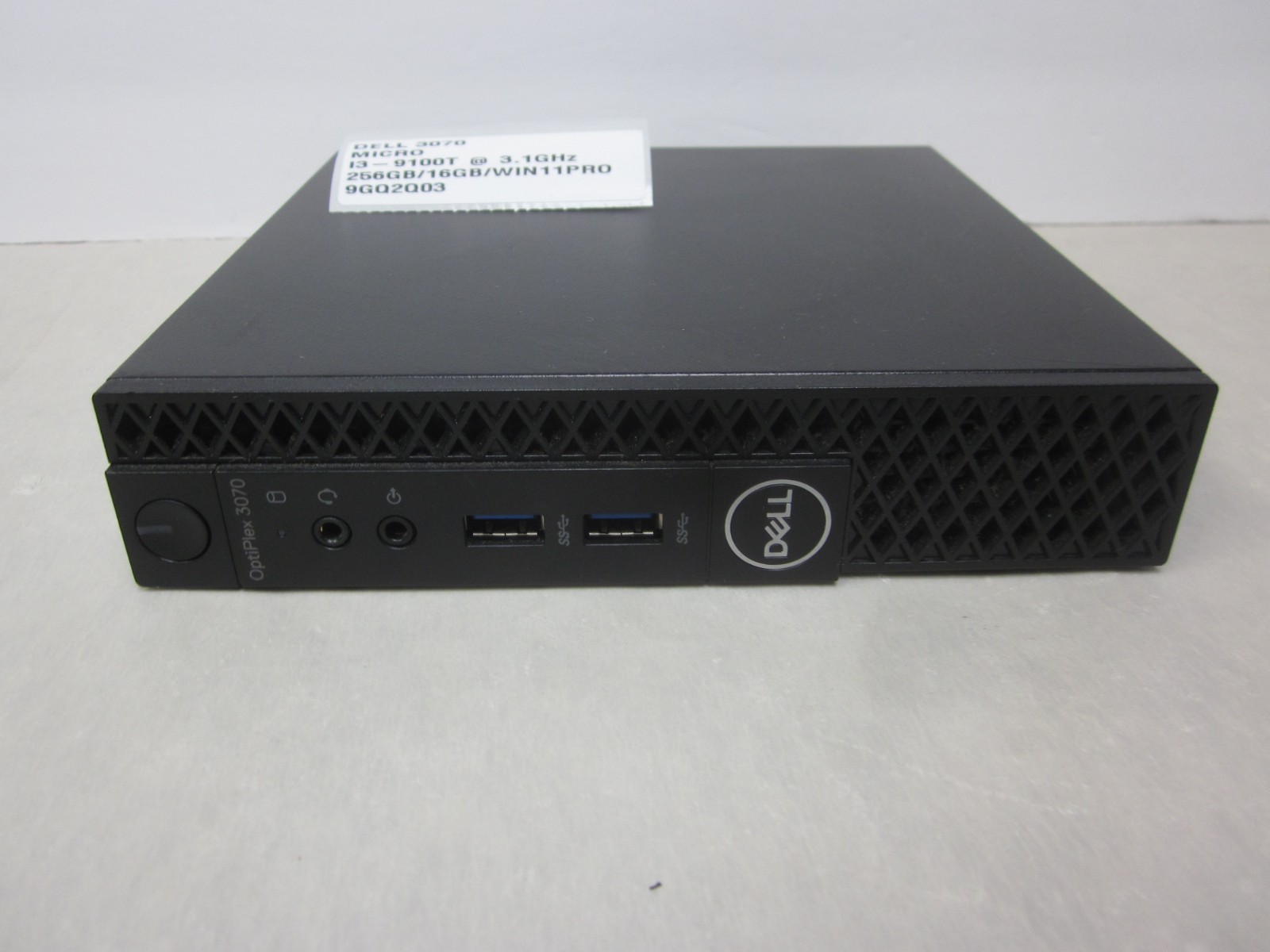 Dell OptiPlex 3070 Micro I3-9100T @ 3.1GHz 256GB 16GB WIN11PRO